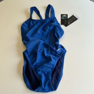 Speedo Swimsuit One Piece Pro LT Solid Team Blue,Size 32/6, NWT